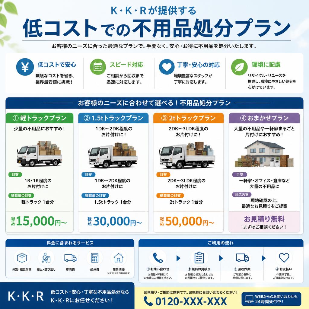 低コストプランのご案内